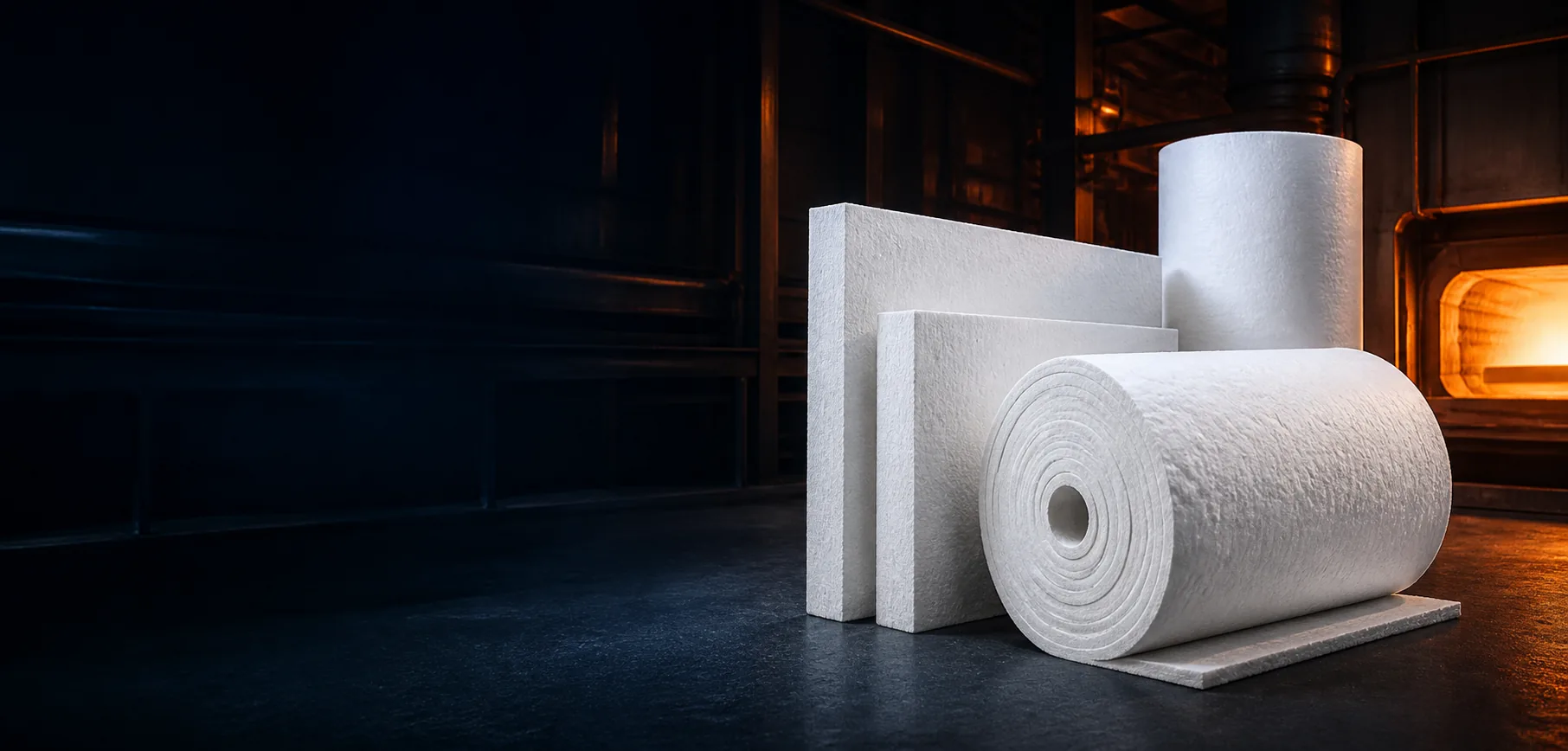 Productos de fibra cerámica en rollo, tabla y papel para soluciones térmicas industriales de Insertec