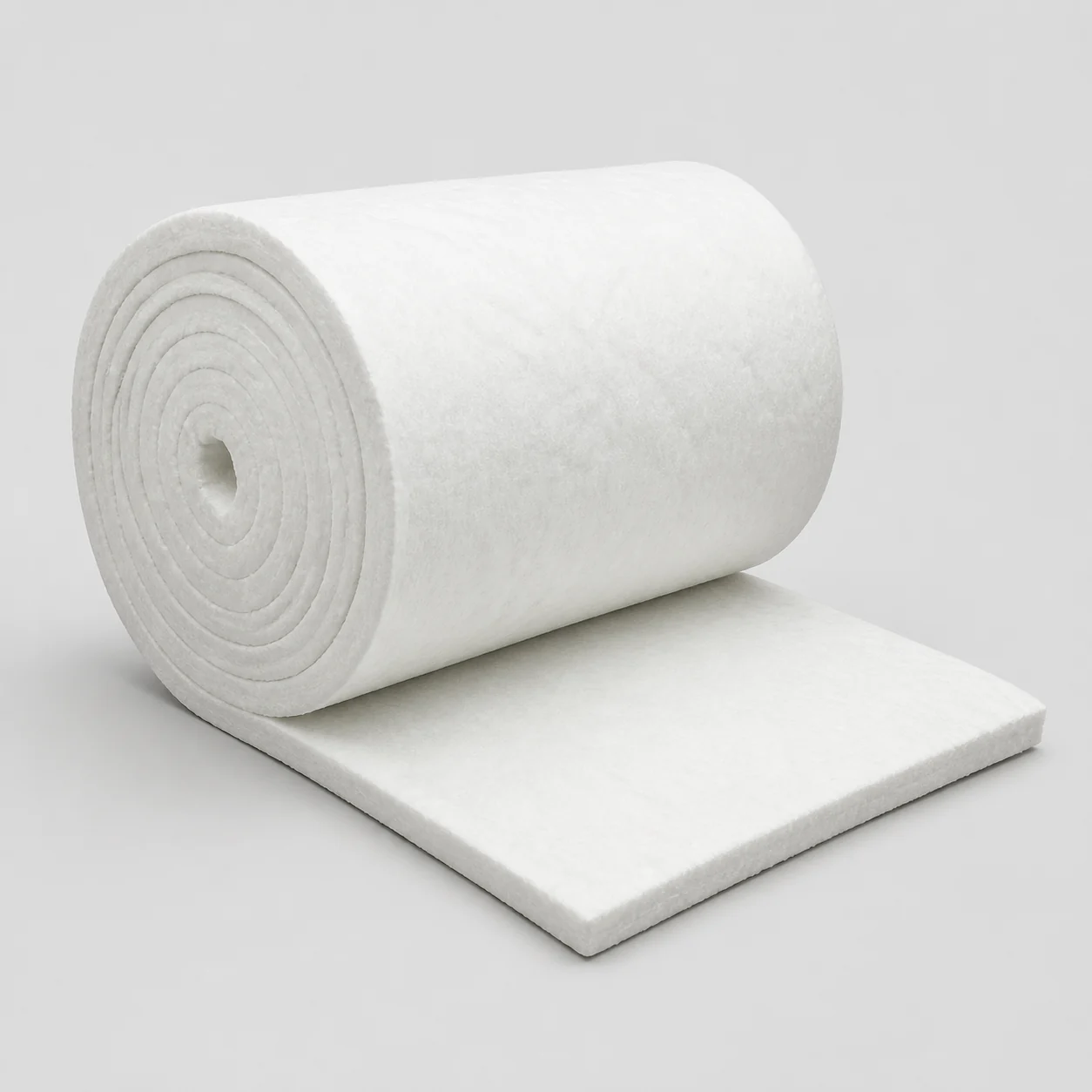 Colcha flexible de fibra cerámica para 1260 °C en rollo